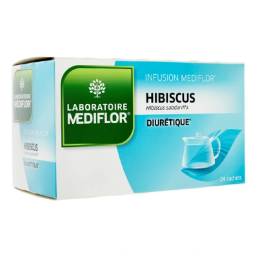 Médiflor infusion hibiscus 24 sachets
