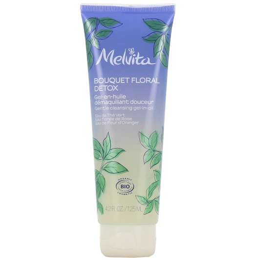 Melvita Bouquet Floral Détox Gel-en-Huile Démaquillant