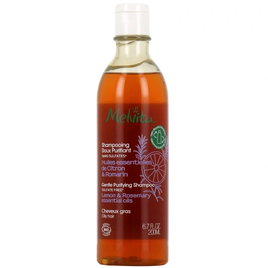 Melvita Shampooing Doux Purifiant Cheveux Gras