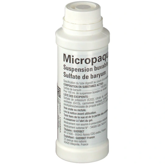 Micropaque Suspension Buvable ou Rectale