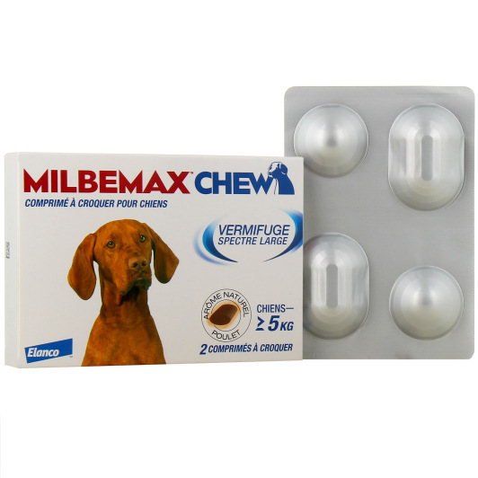 Milbemax Chew Vermifuge Chien à croquer