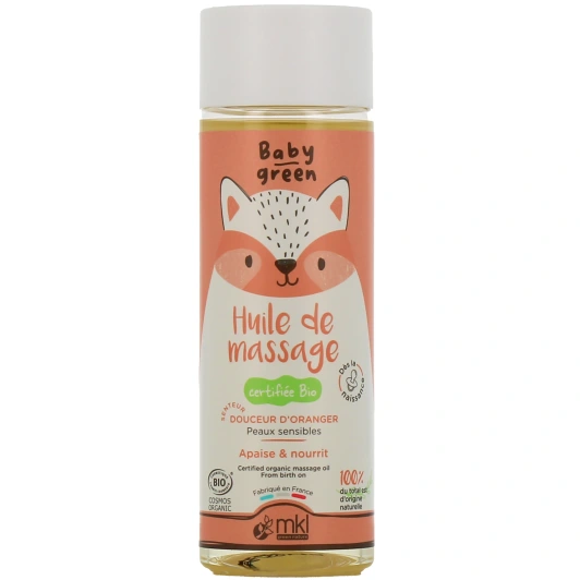 MKL Baby Green Huile de Massage Bio