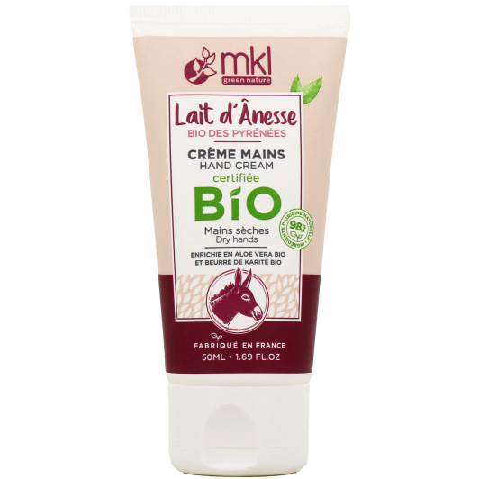 MKL Crème Mains Réparatrice et Nourrissante au Lait d'ânesse Bio