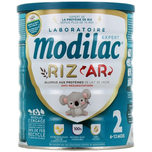 Modilac Expert Riz AR 2 Lait 2ème âge