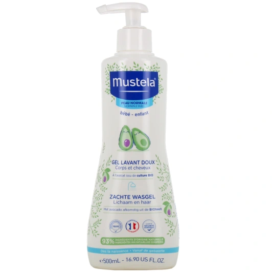 Mustela Gel lavant doux corps et cheveux