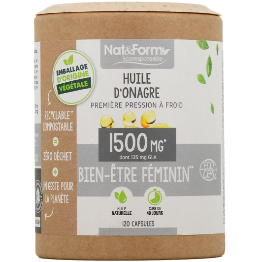 Nat & Form Huile d'Onagre Antioxydant