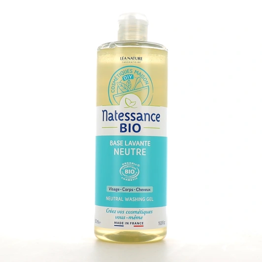 Natessance Base lavante neutre bio - Cosmtique maison