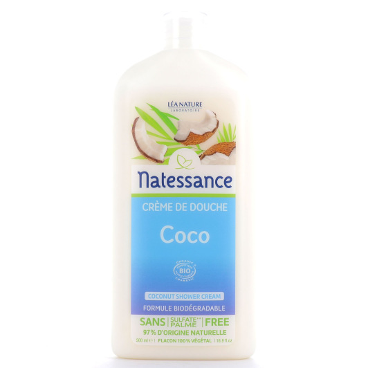 Natessance Crème de Douche Coco Bio