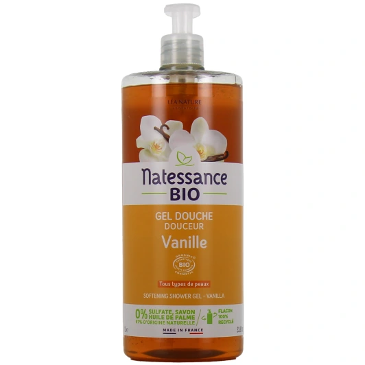 Natessance Gel douche Vanille fruitée