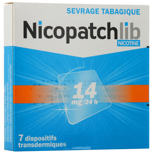 Nicopatchlib 14mg / 24h patchs transdermiques