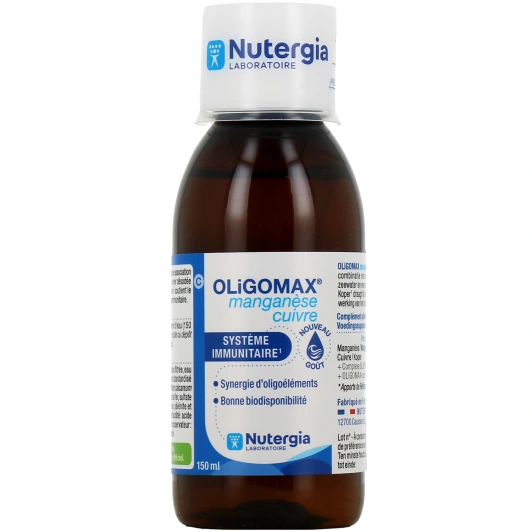 Nutergia Oligomax Manganèse Cuivre