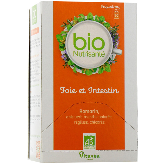 Nutrisanté Infusion Foie et Intestin Bio