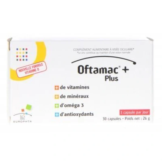 Oftamac plus 30 capsules