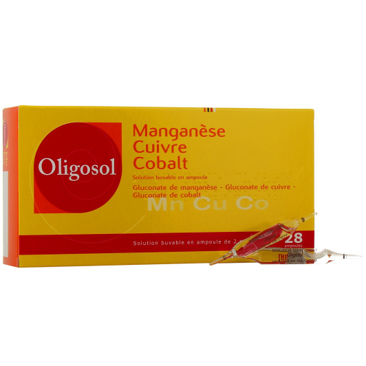 Oligosol Manganèse Cuivre Cobalt