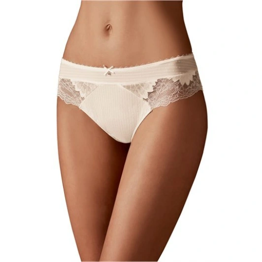 Slip Aurelie Amoena Ivoire - Noir