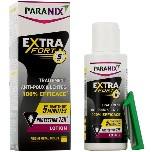 Paranix Extra Fort 5 Minutes Lotion Anti-Poux et Lentes