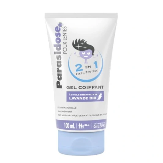 Paridose gel coiffant à l'huile essentielle de lavande bio en 100 ml