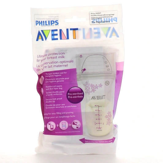 Avent Sachets de conservation du lait