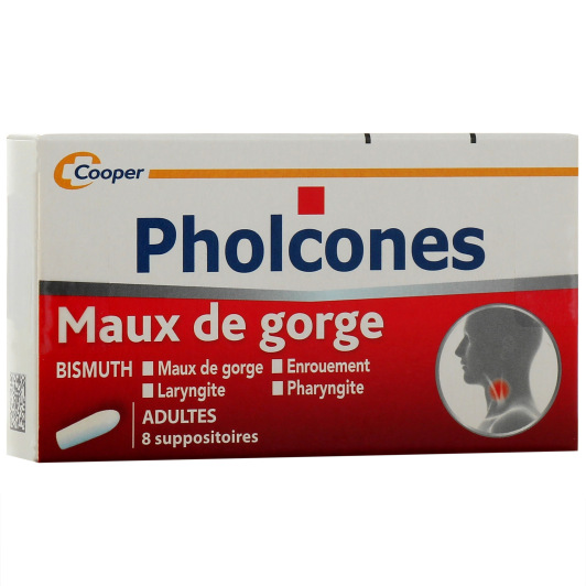 Pholcones Bismuth Maux de Gorge