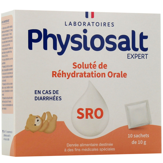 Physiolac Physiosalt Soluté de Réhydratation Oral 10 sachets