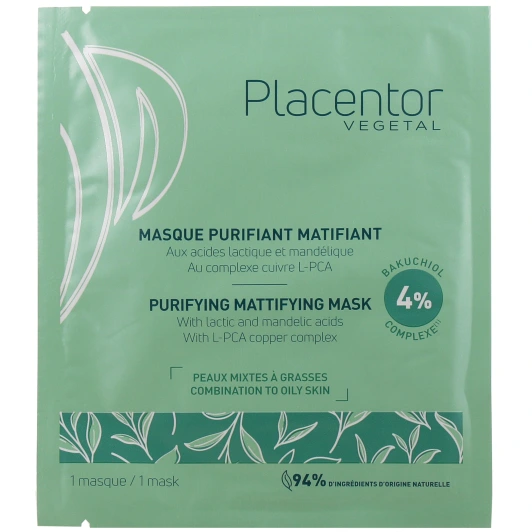 Placentor Masque Purifiant Matifiant