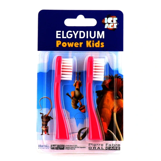 Elgydium Power Kids Têtes pour Brosse à Dents Electrique