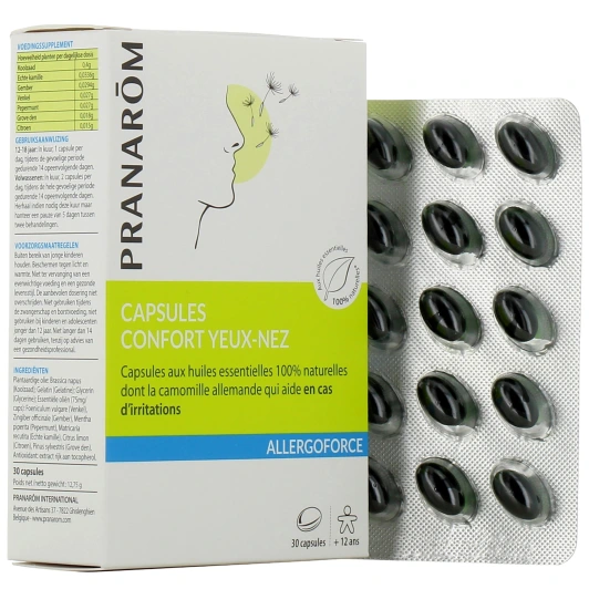 Pranarom Allergoforce Capsules Nez et Yeux