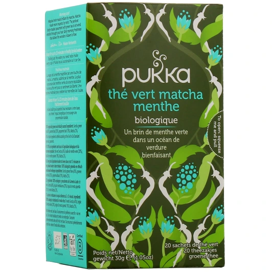 Pukka Thé Vert Matcha Menthe Bio
