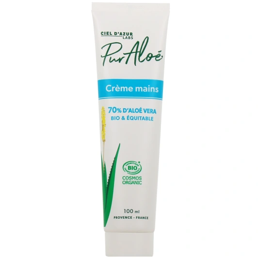 Pur Aloé Crème Mains Bio 70% Aloé Vera