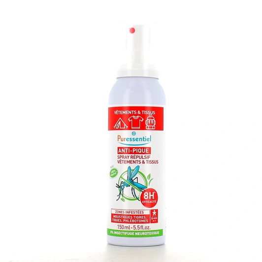 Puressentiel Anti-Pique Spray Répulsif Vêtements & Tissus