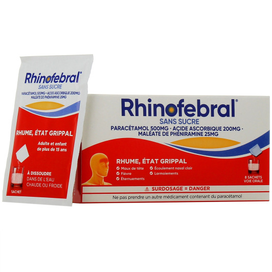 Rhinofebral Sans Sucre Rhume Etat Grippal