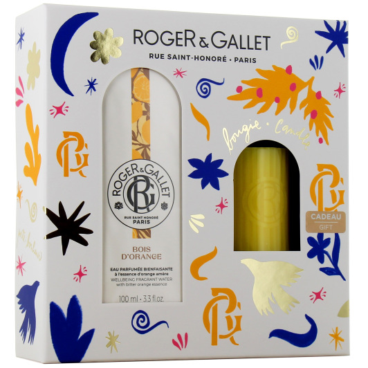 Roger et Gallet Coffret Eau Parfumée Bienfaisante et Bougie