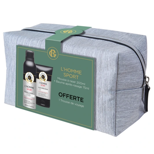 ROGER & GALLET - Trousse Noël 2017 - l'Homme Sport - Mousse à raser + Baume