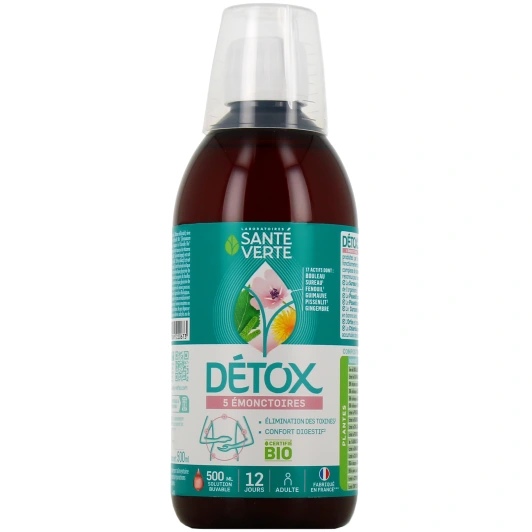 Santé Verte Detox BIO pour Drainer et Détoxifier