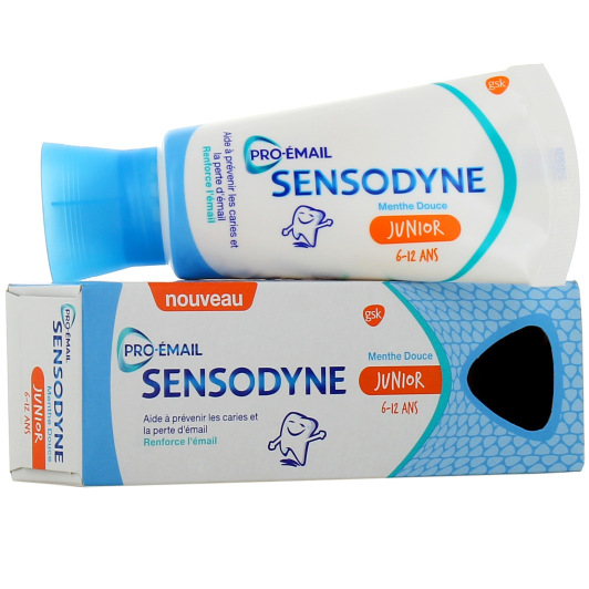 Sensodyne Junior Pro-émail Dentifrice 6-12 ans