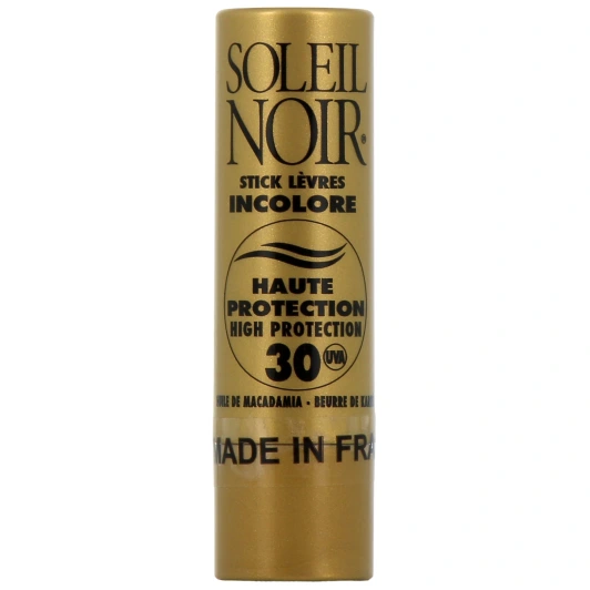 Soleil Noir Stick Lèvres Incolore SPF30