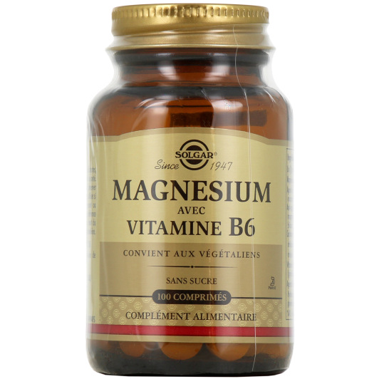 Solgar Magnésium avec Vitamine B6