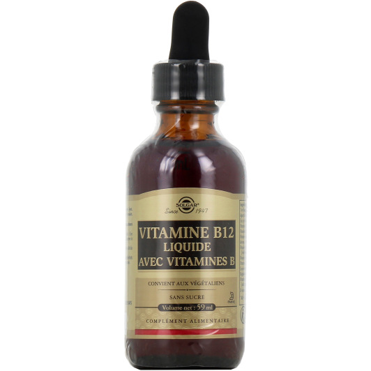 Solgar Vitamine B12 Liquide Avec Vitamines B