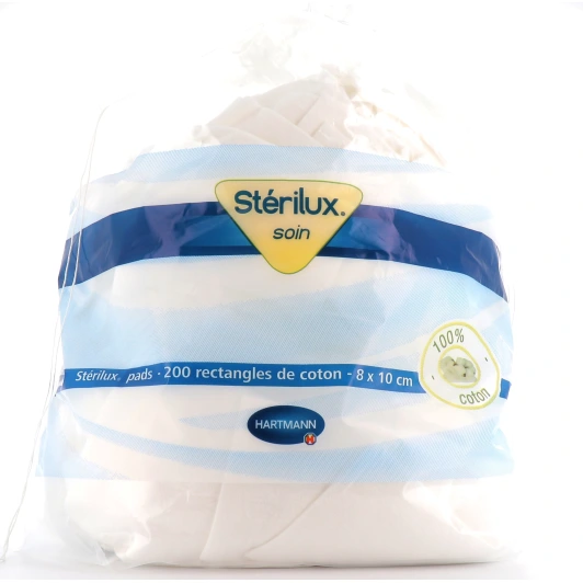 Sterilux Rectangles de coton