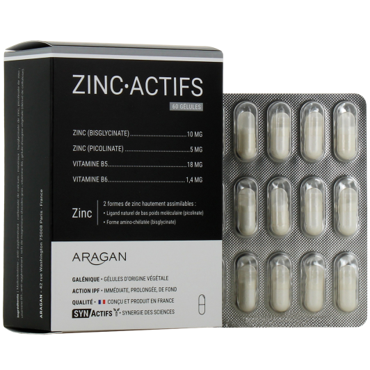 Synactifs Zinc Actifs 60 gélules