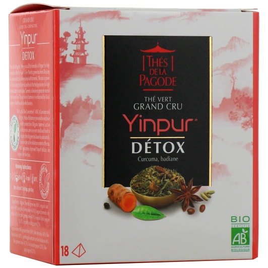 Thés de la Pagode Yinpur Détox Bio