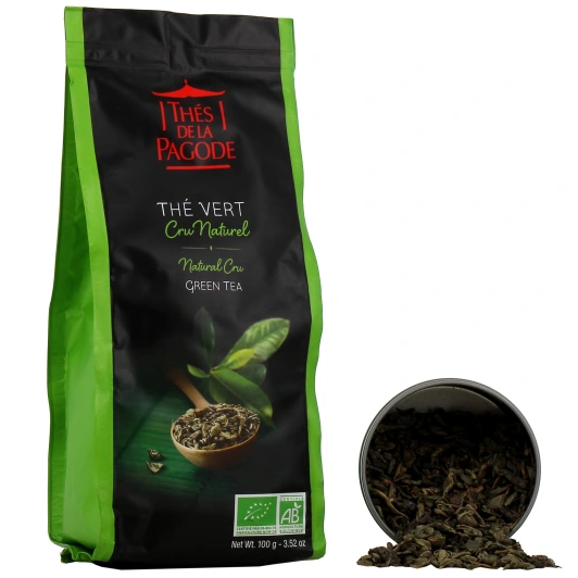 Thés de la Pagode Thé Vert Cru Naturel Bio