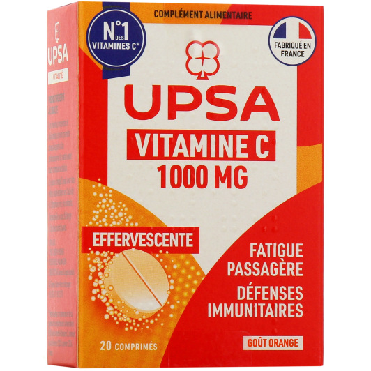 UPSA Vitalité Vitamine C 1000 mg