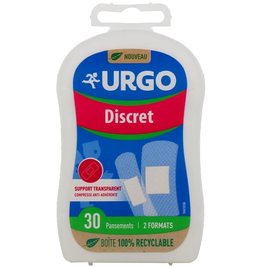 Urgo Pansements Discrets Transparents x30