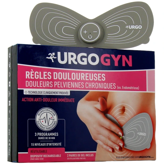 Urgo Patch Electrothérapie règles douloureuses rechargeable - URGOGYN