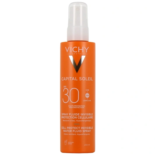 Vichy Capital Soleil Spray Fluide Invisible Protection Cellulaire