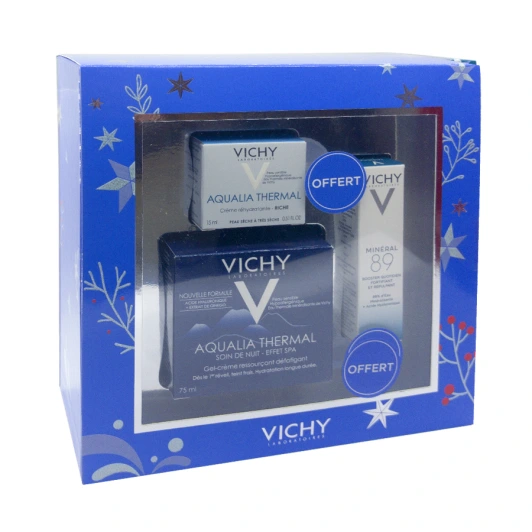 Vichy Coffret Aqualia nuit + M89 10ml + Aqualia nuit 15ml - Coffret Noël 2018