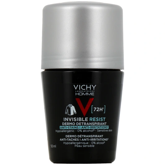 Vichy Homme Déodorant Invisible Resist Dermo Détranspirant 72h