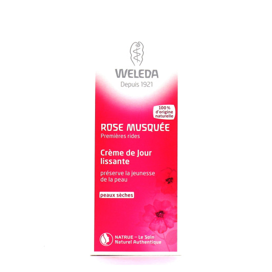 Weleda Crème de Jour Lissante Rose Musquée et Thé Blanc