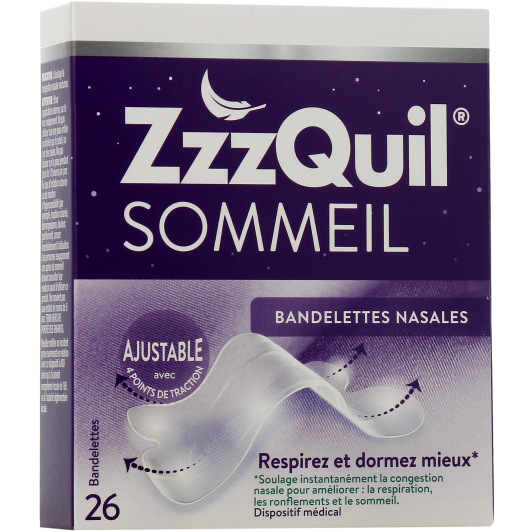 ZzzQuil Sommeil Bandelettes Nasales